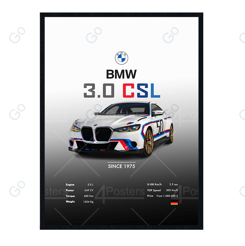 BMW 3.0 CSL - Go4Posters
