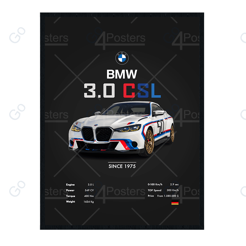 BMW 3.0 CSL - Go4Posters