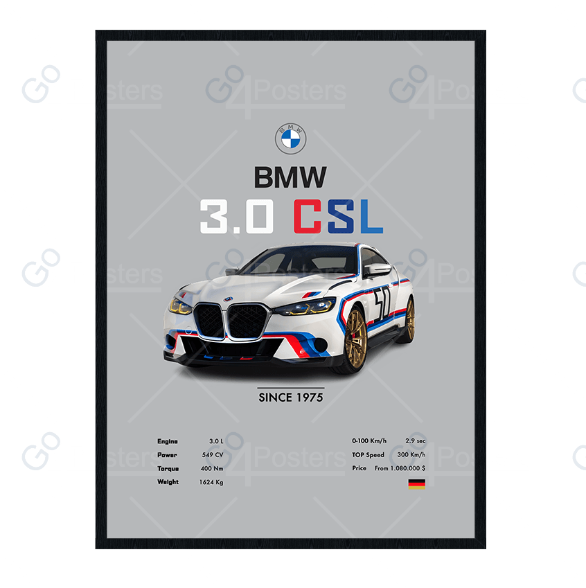 BMW 3.0 CSL - Go4Posters