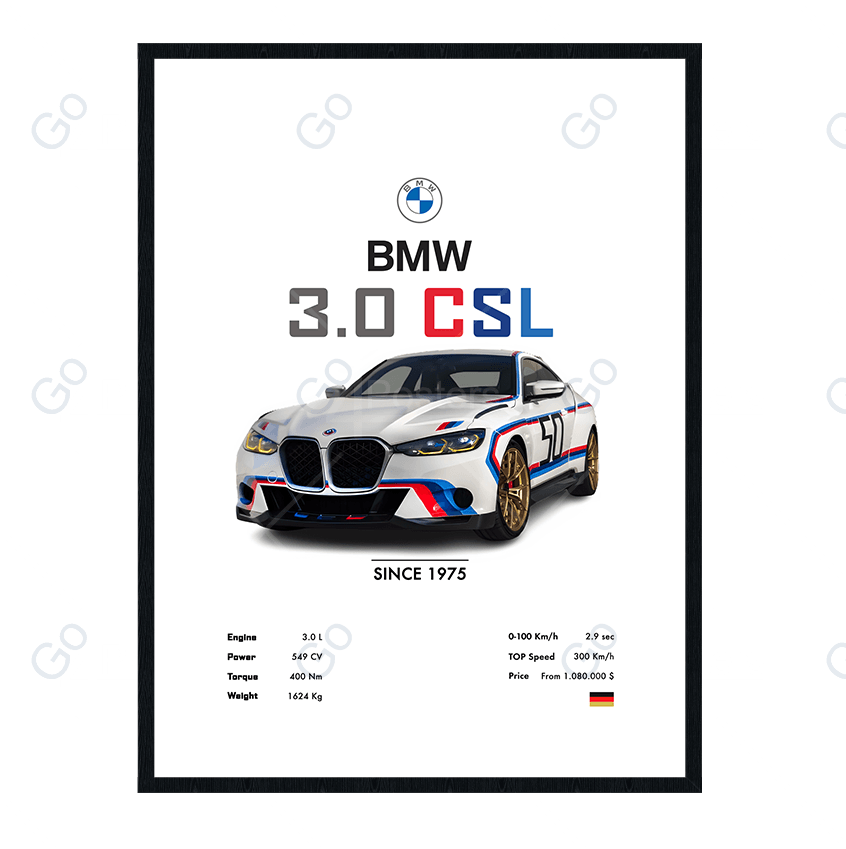 BMW 3.0 CSL - Go4Posters