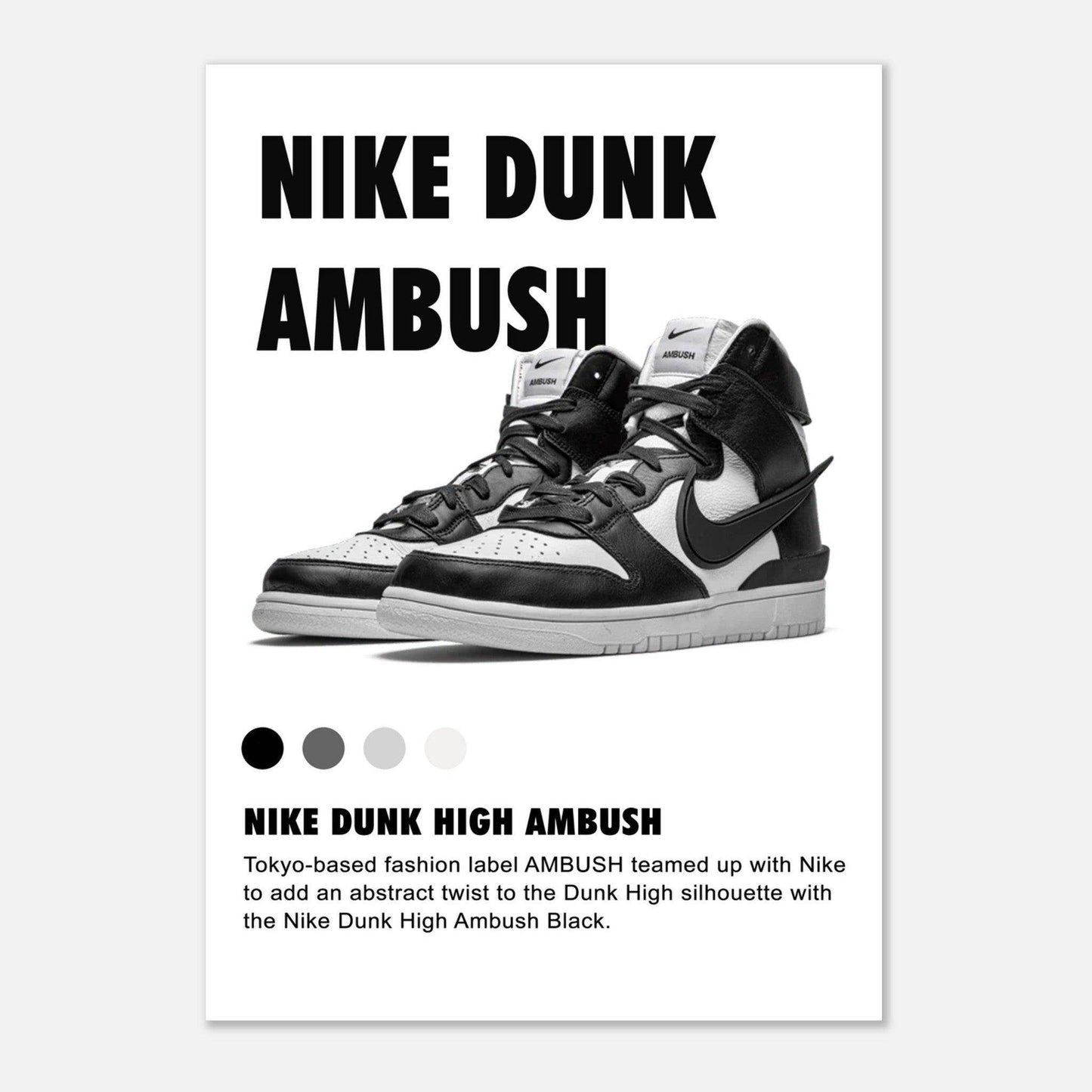 Nike Dunk Ambush -Poster - Go4Posters
