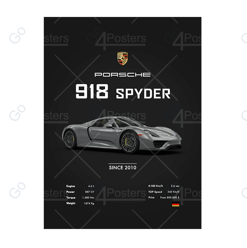 Porsche 918 Spyder - Go4Posters