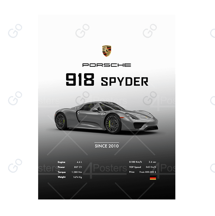 Porsche 918 Spyder - Go4Posters