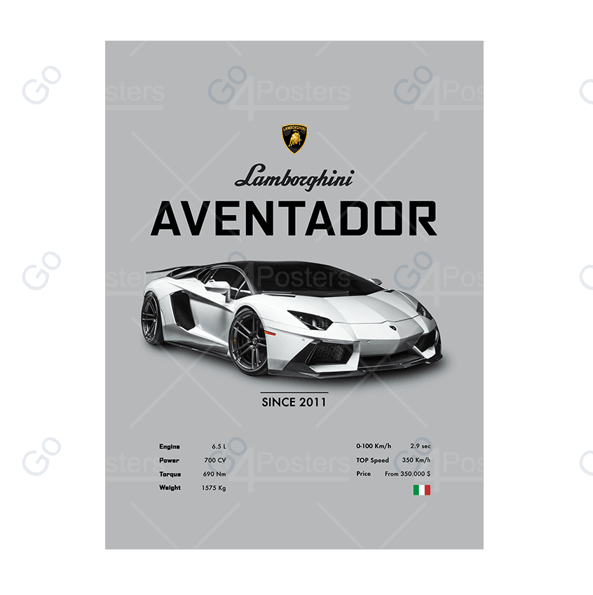 Lamborghini Aventador - Go4Posters