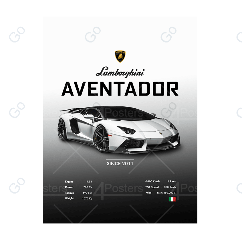 Lamborghini Aventador - Go4Posters