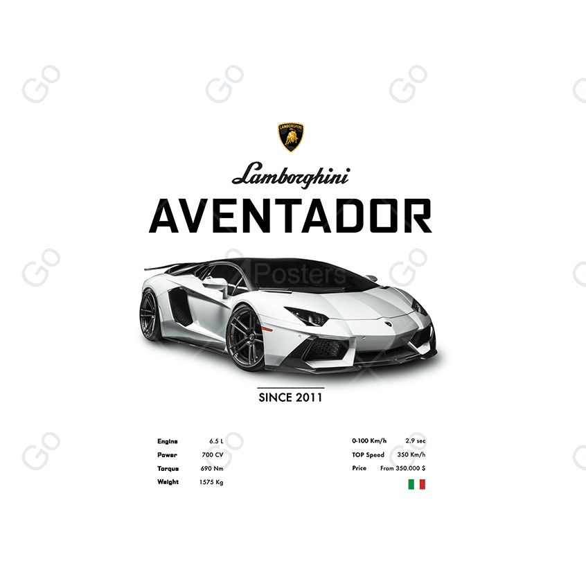 Lamborghini Aventador - Go4Posters