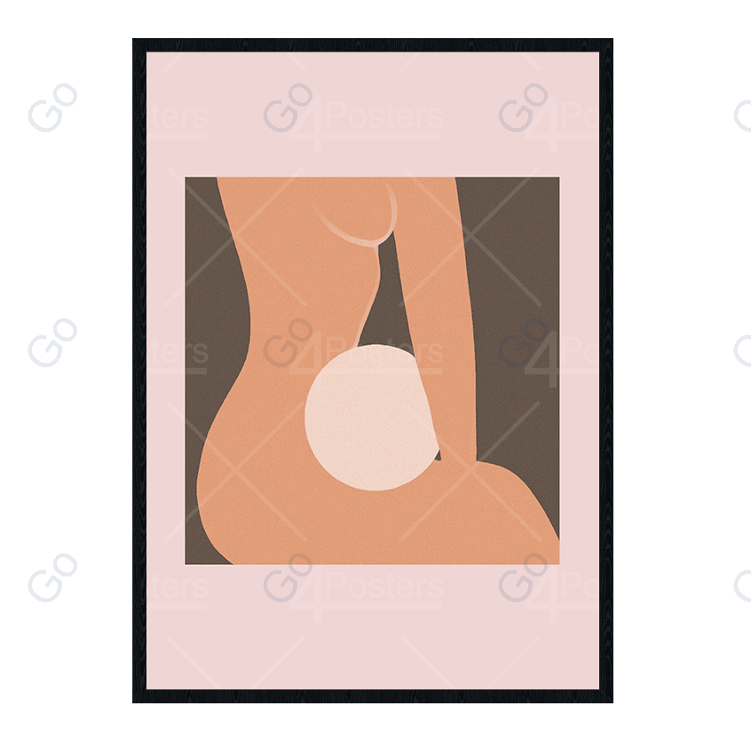 Body in profile illustration - Go4Posters