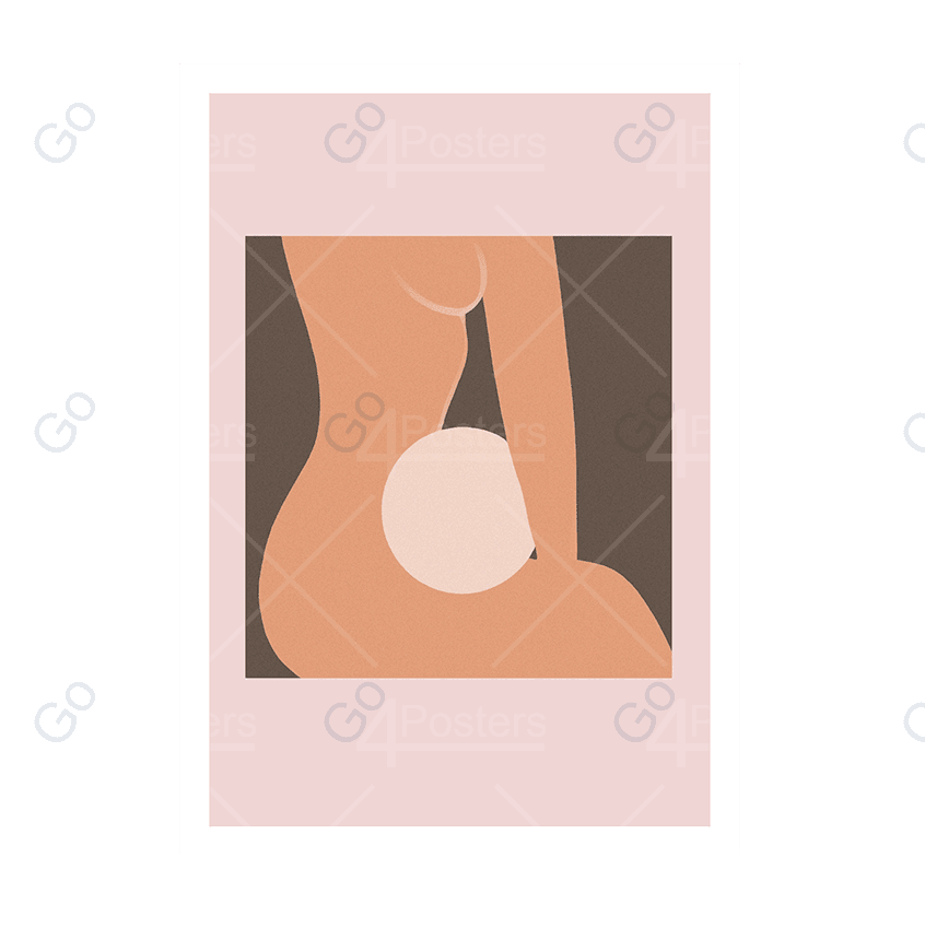 Body in profile illustration - Go4Posters