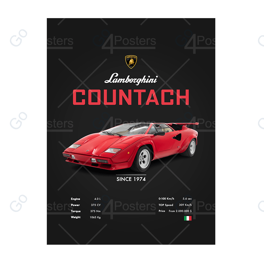 Lamborghini Countach - Go4Posters