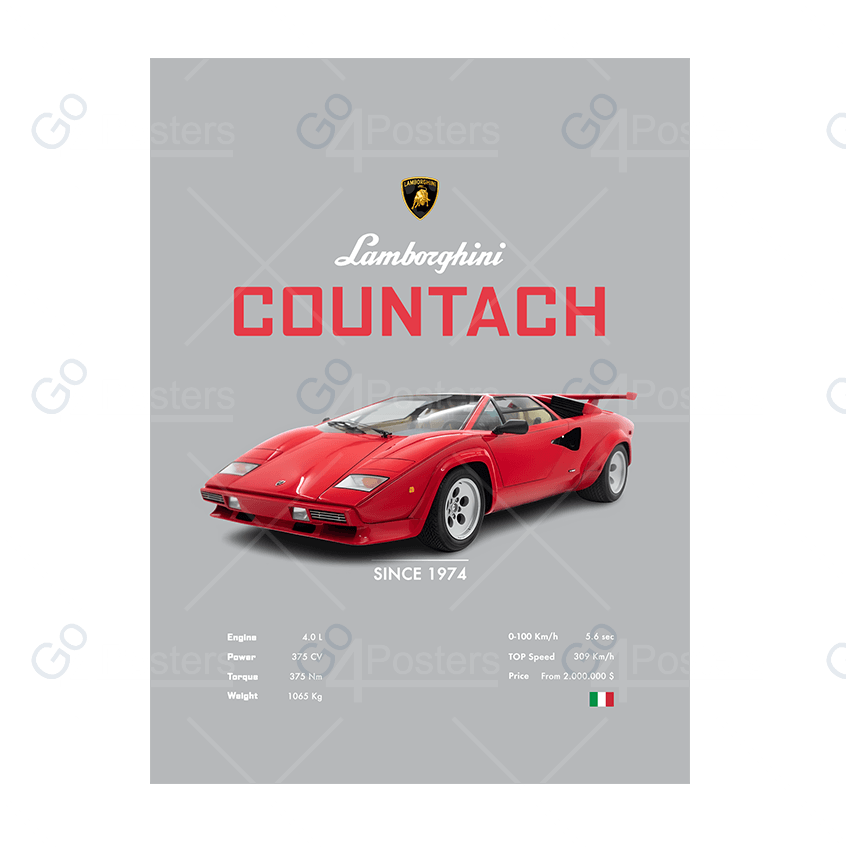 Lamborghini Countach - Go4Posters
