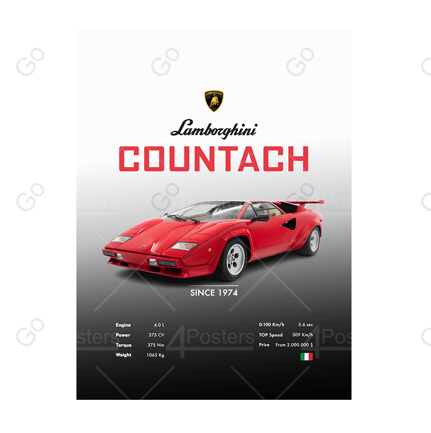 Lamborghini Countach - Go4Posters