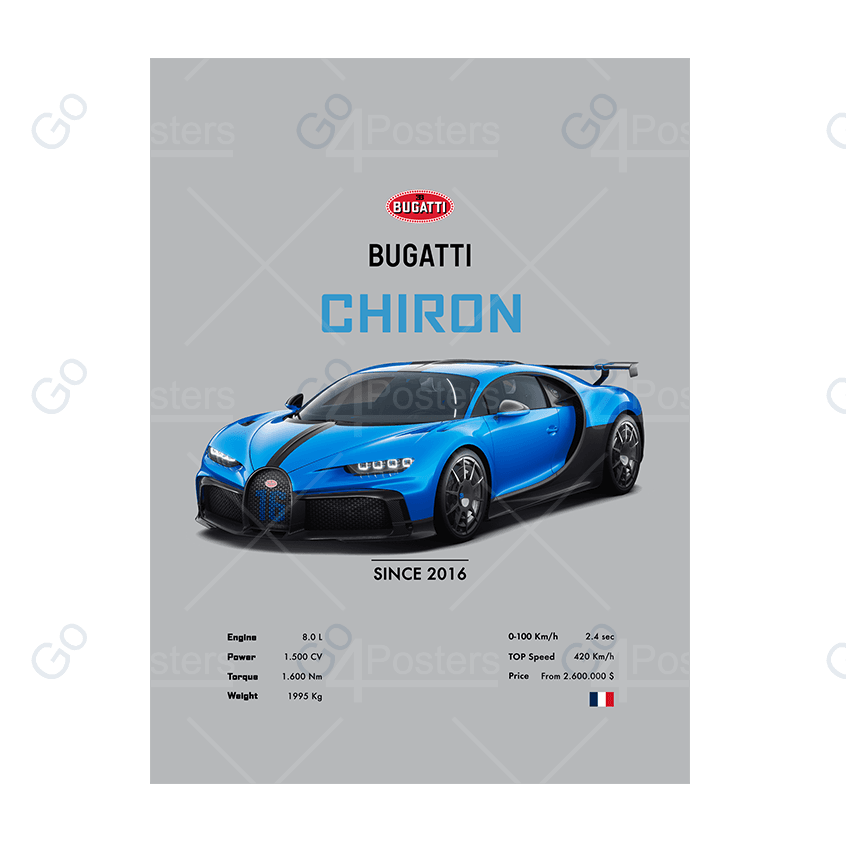 Bugatti Chiron - Go4Posters
