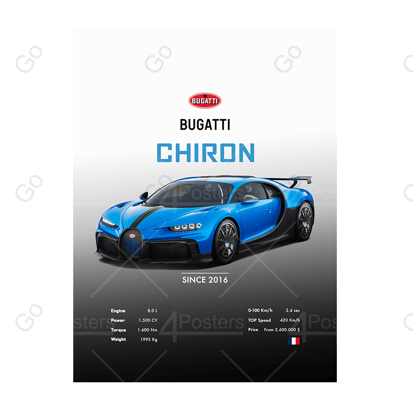 Bugatti Chiron - Go4Posters