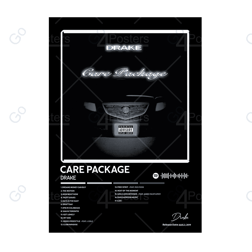 Drake - CARE PACKAGE Album Poster - Go4Posters