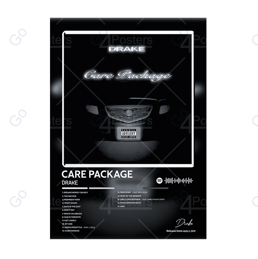 Drake - CARE PACKAGE Album Poster - Go4Posters
