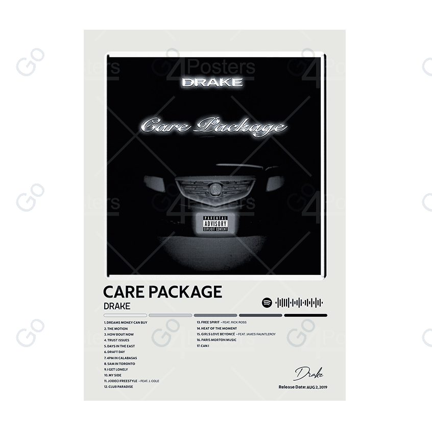 Drake - CARE PACKAGE Album Poster - Go4Posters