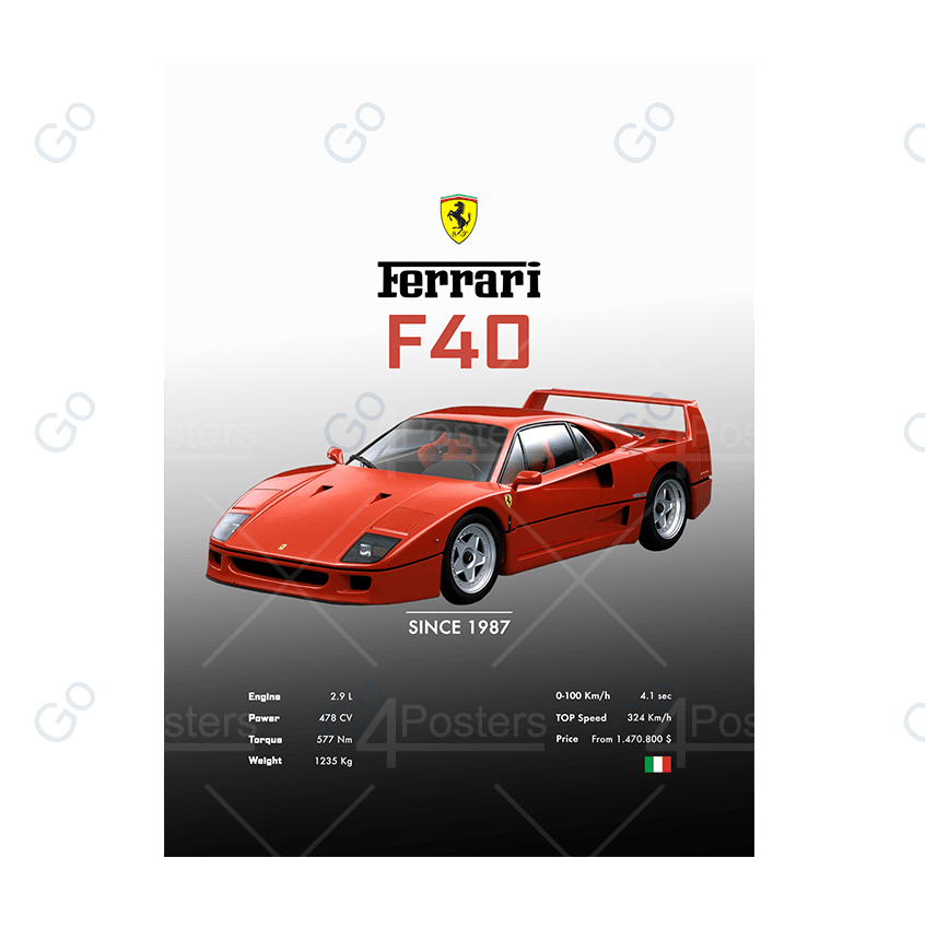 Ferrari F40 - Go4Posters
