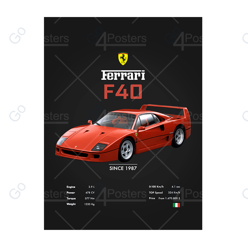 Ferrari F40 - Go4Posters