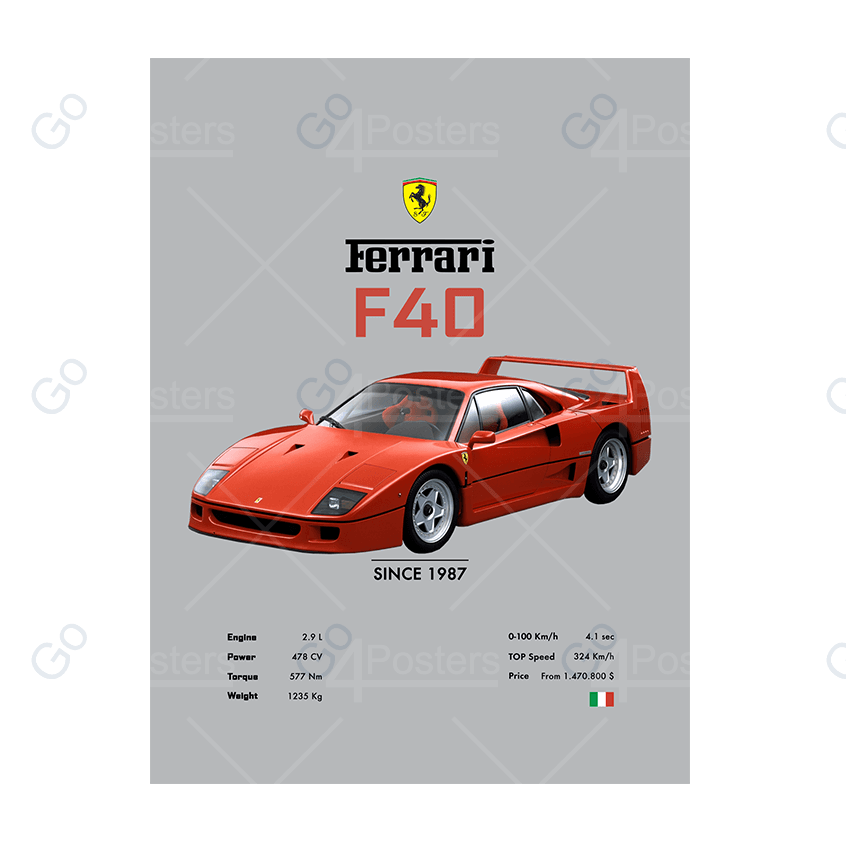 Ferrari F40 - Go4Posters