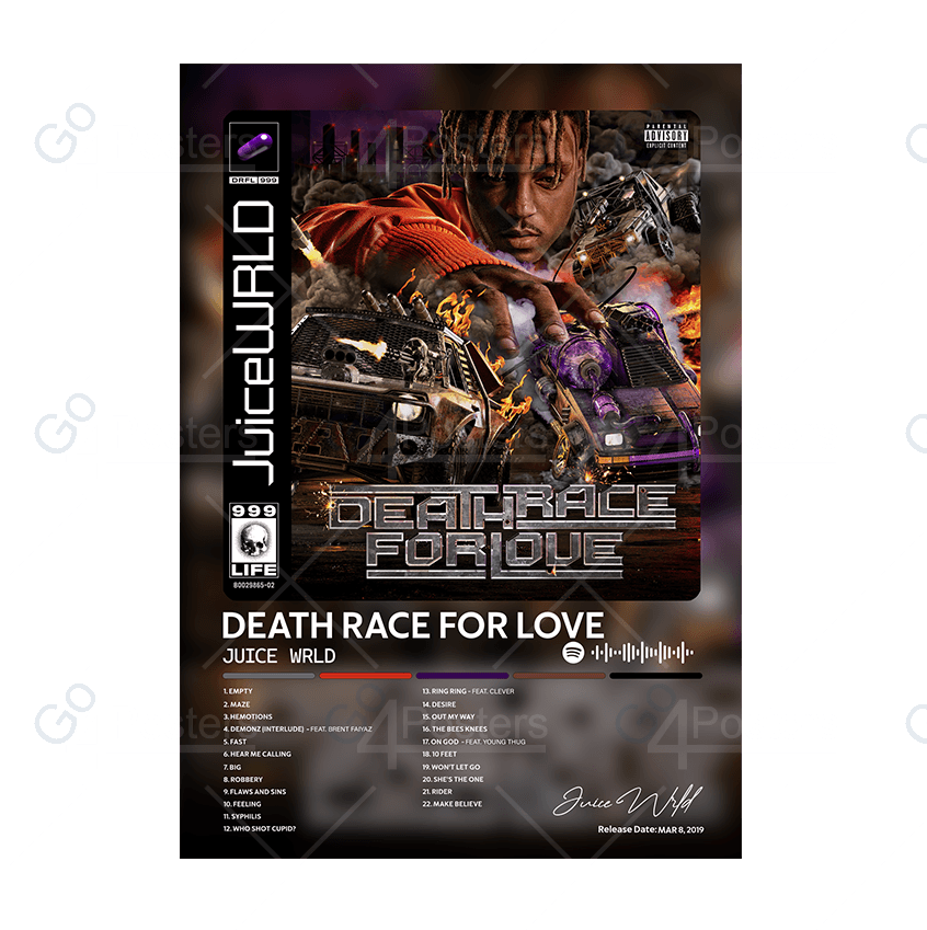 Juice Wrld- Death Race For Love Album Poster - Go4Posters