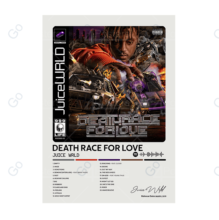 Juice Wrld- Death Race For Love Album Poster - Go4Posters