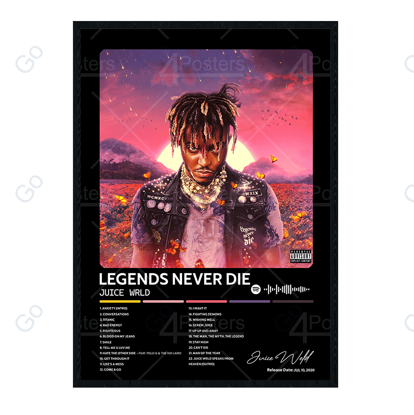 Juice Wrld - Legends Never Die Album Poster - Go4Posters