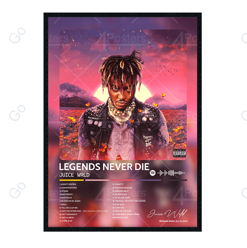 Juice Wrld - Legends Never Die Album Poster - Go4Posters