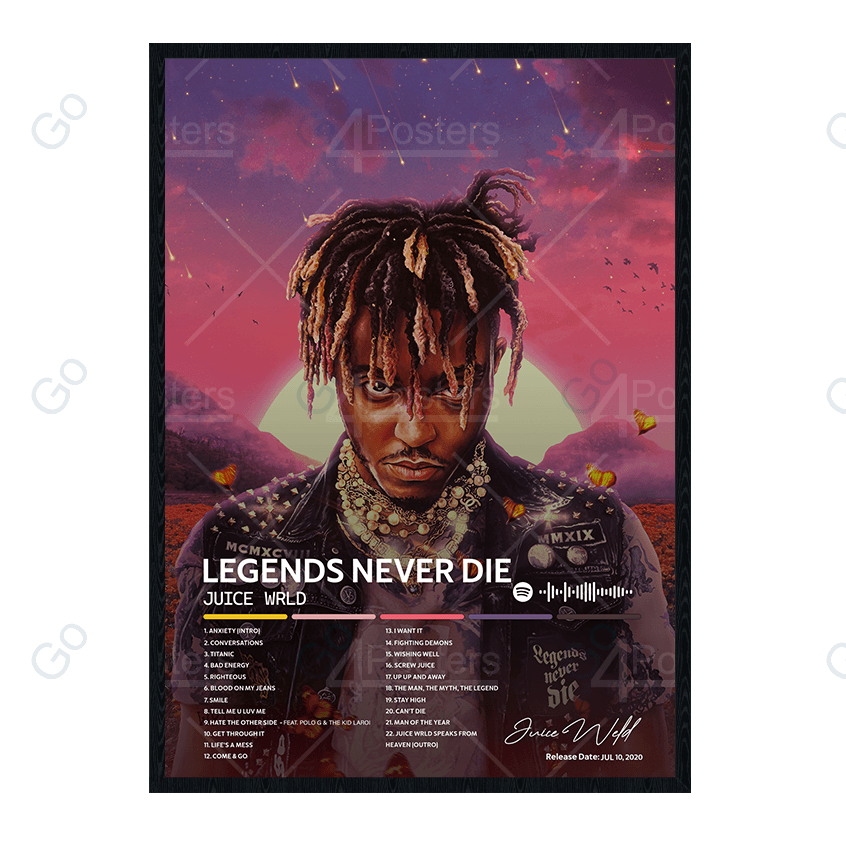 Juice Wrld - Legends Never Die Album Poster - Go4Posters