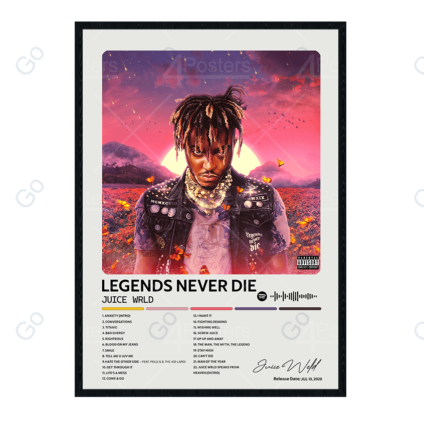 Juice Wrld - Legends Never Die Album Poster - Go4Posters