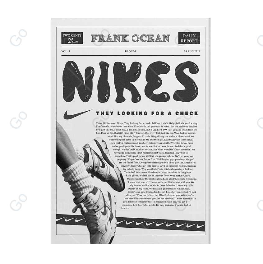 Retro Blonde Ocean Poster - Go4Posters