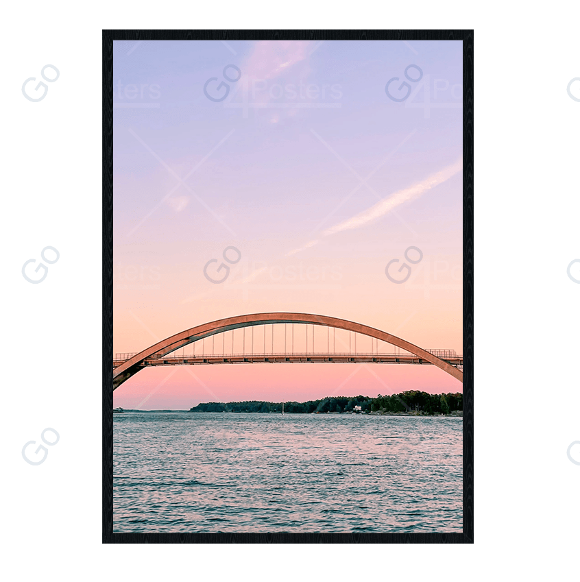 Sunset Bridge - Go4Posters