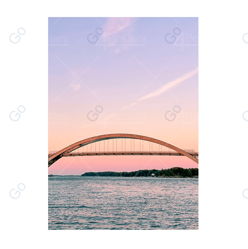 Sunset Bridge - Go4Posters