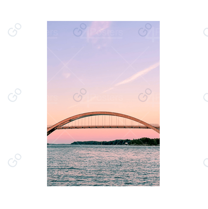 Sunset Bridge - Go4Posters