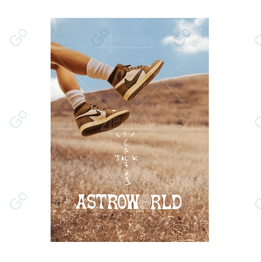 Travis Scoot Nike Jordan AstroWorld Poster - Go4Posters