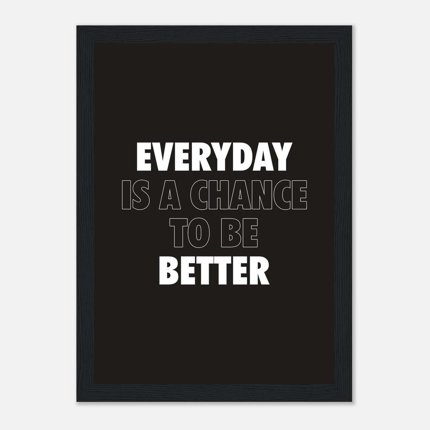 Everyday is a Chance to be Better -Posters - Go4Posters