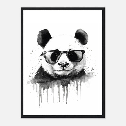 Panda Drip: Style on Point with Monochrome Chic - Go4Posters