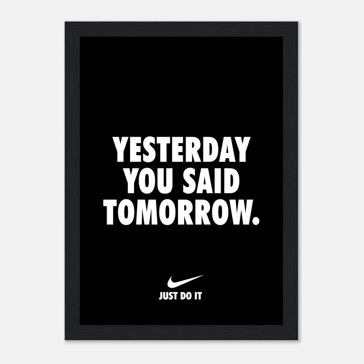 YESTERDAY YOU SAID TOMORROW. Black Edition