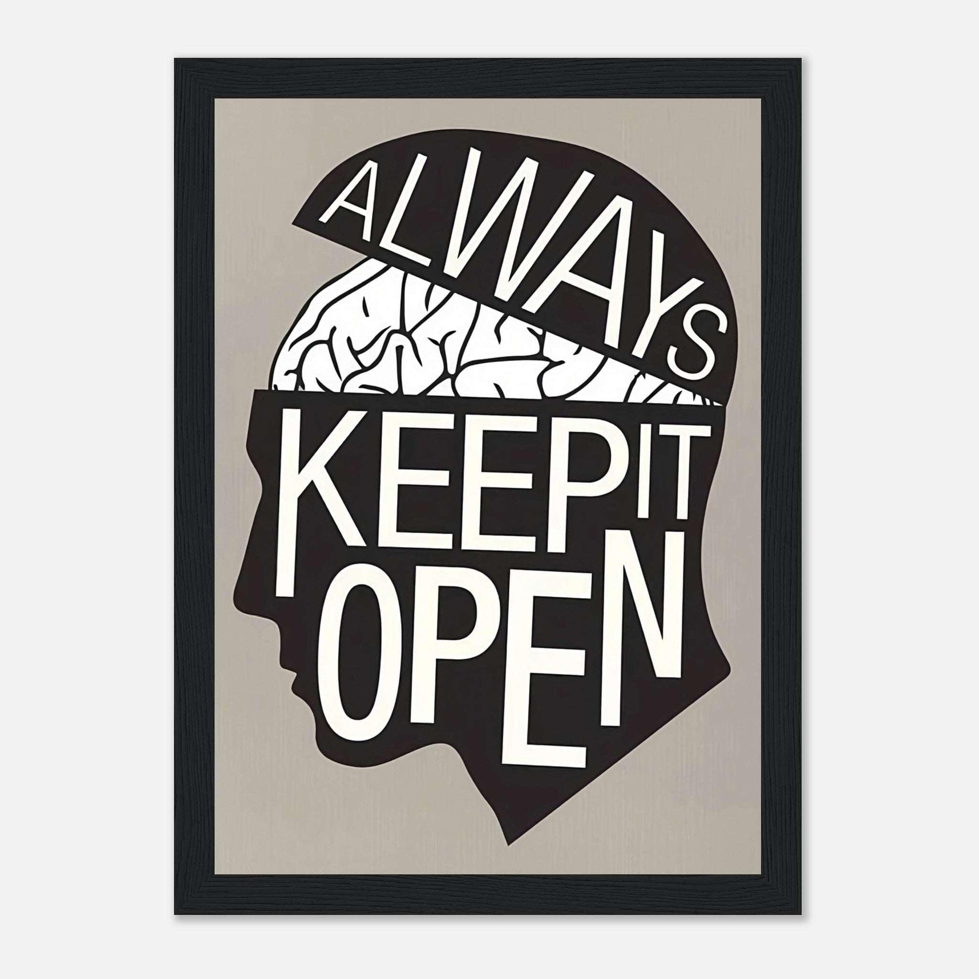 Keep Your Mind Open -Poster