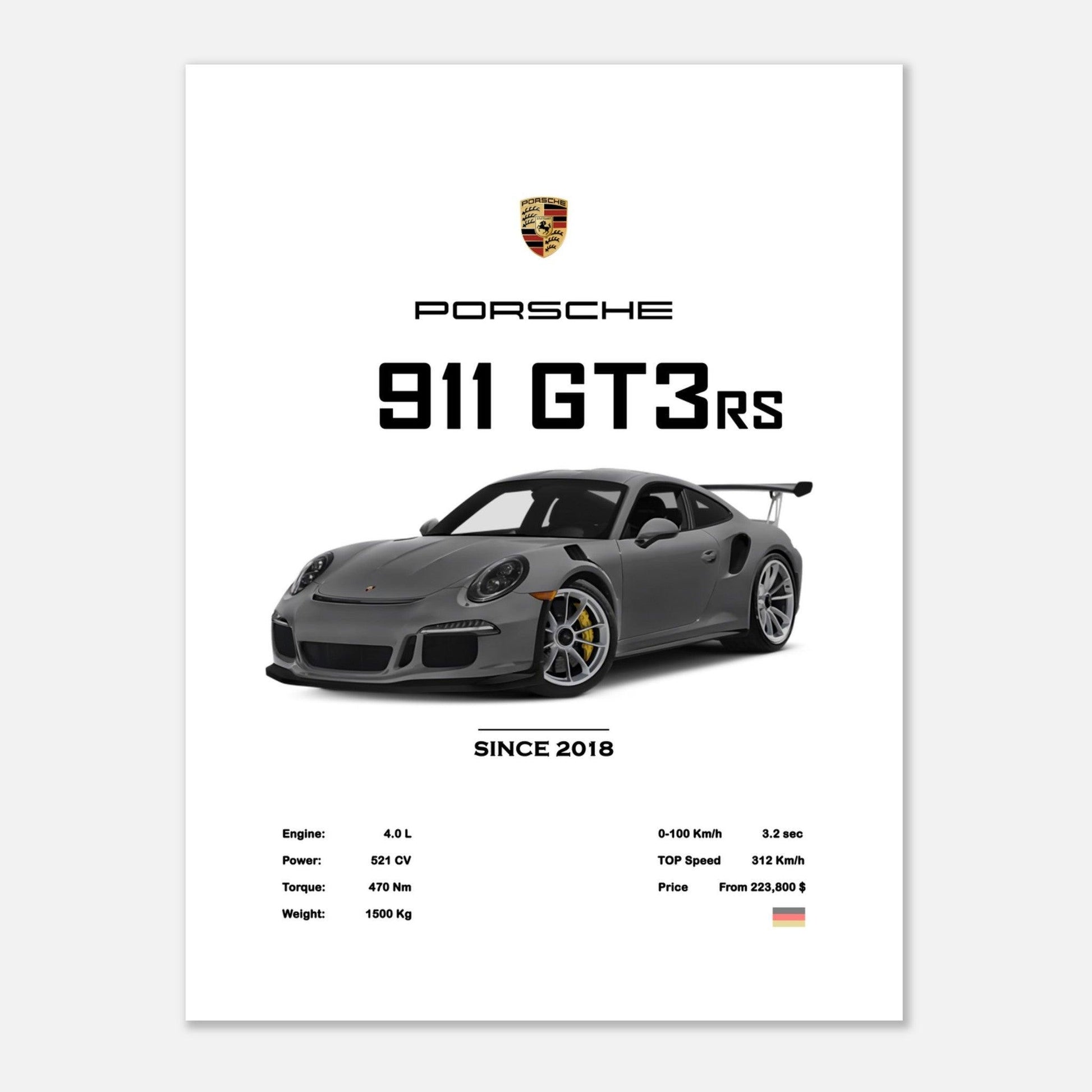 Porsche 911 GT3 RS - Go4Posters