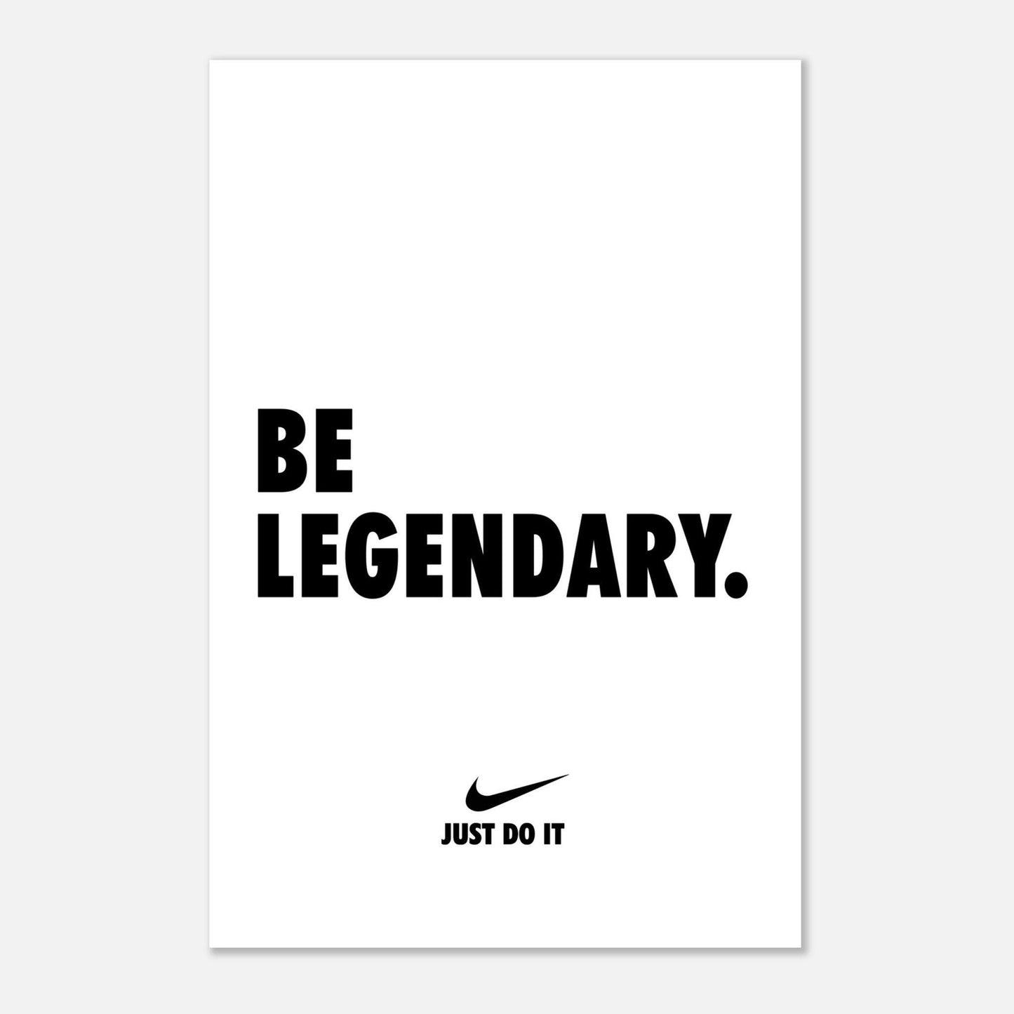 BE LEGENDARY. White Edition