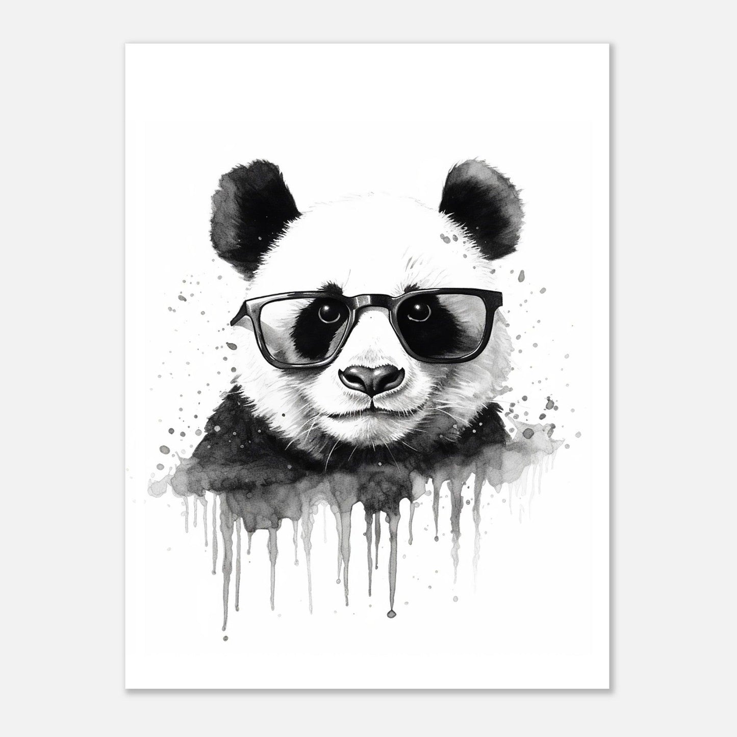 Panda Drip: Style on Point with Monochrome Chic - Go4Posters