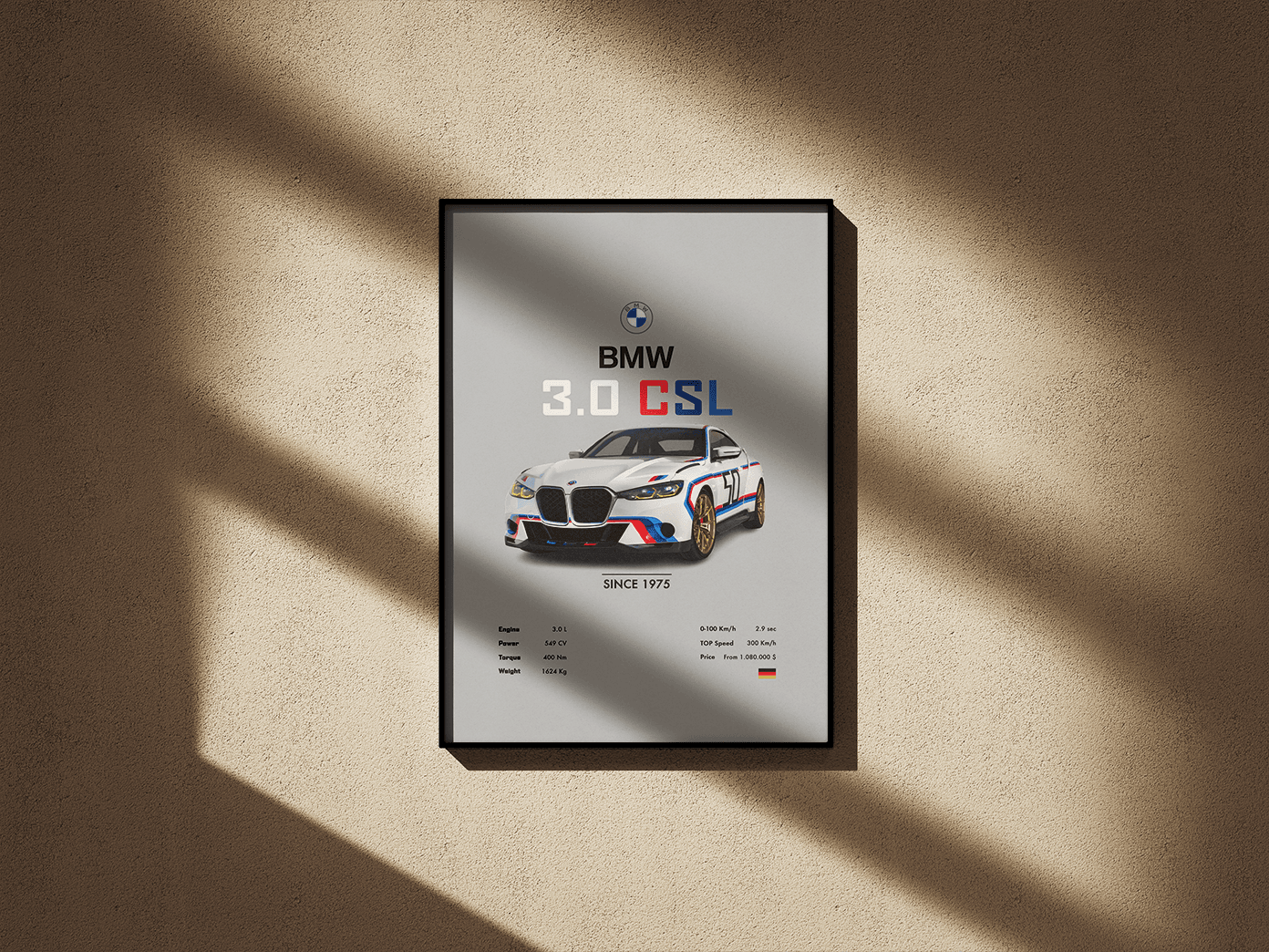 BMW 3.0 CSL - Go4Posters