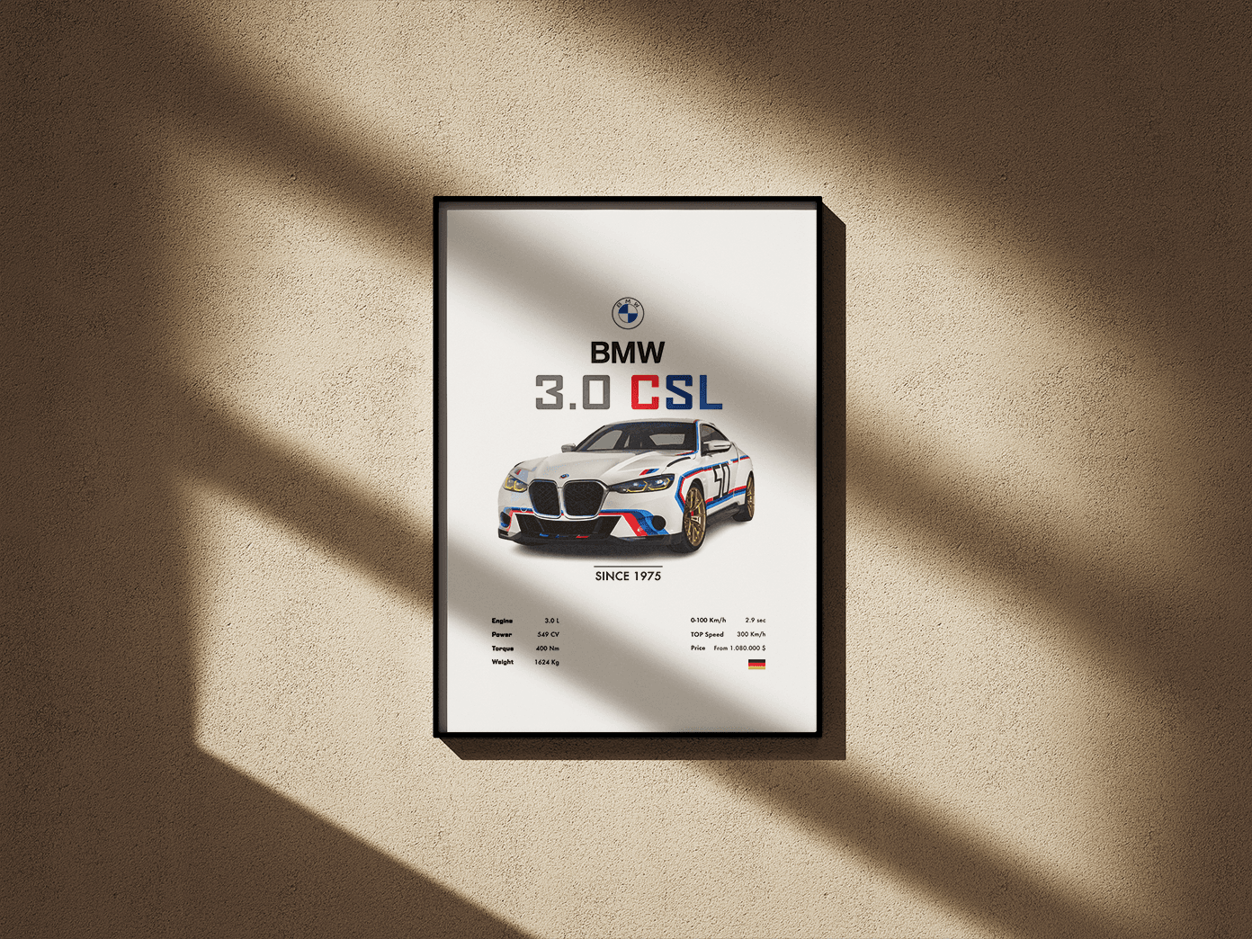 BMW 3.0 CSL - Go4Posters