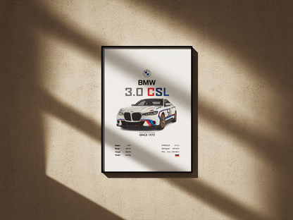 BMW 3.0 CSL - Go4Posters
