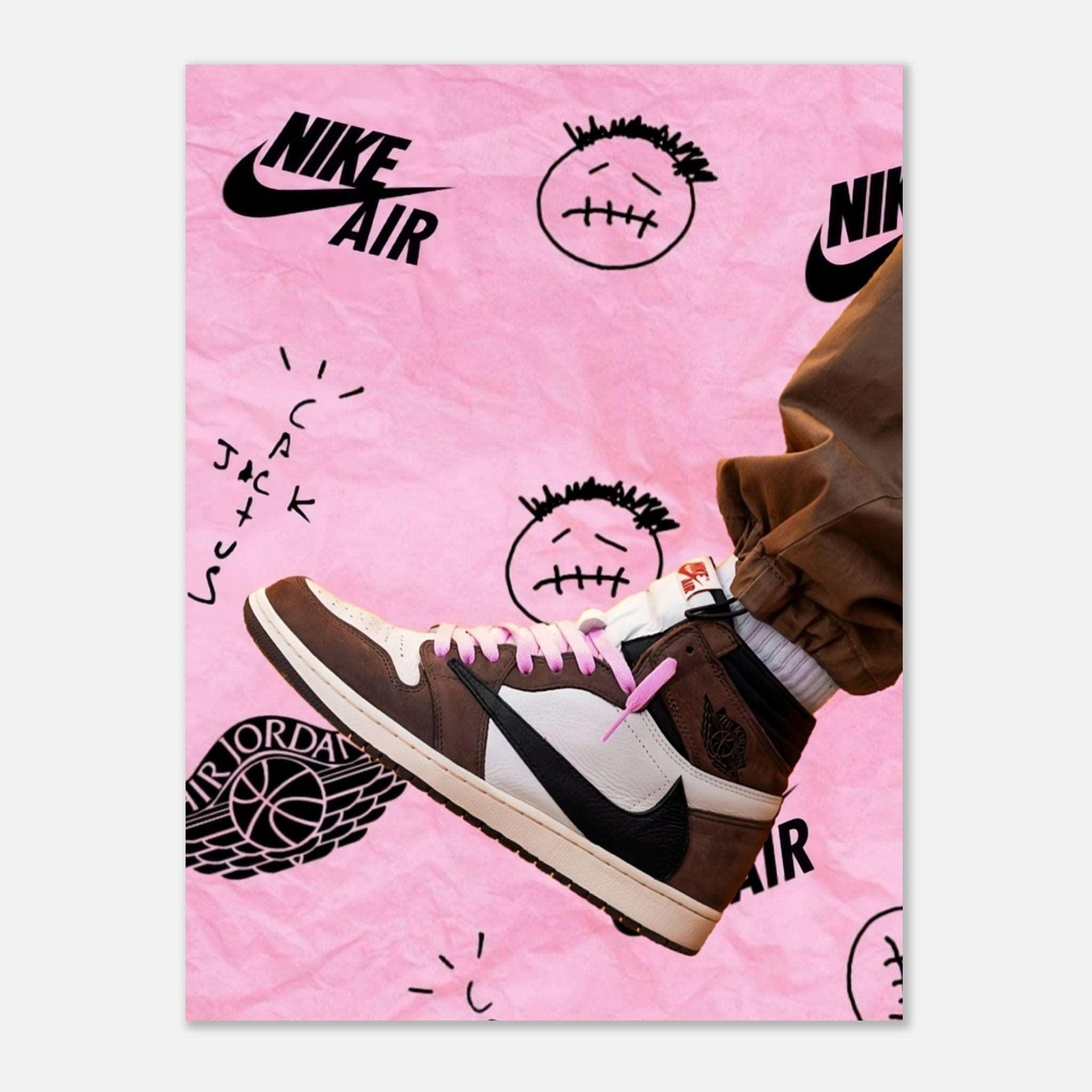 Travis Scott Jordan 1 Retro High OG SP -Poster