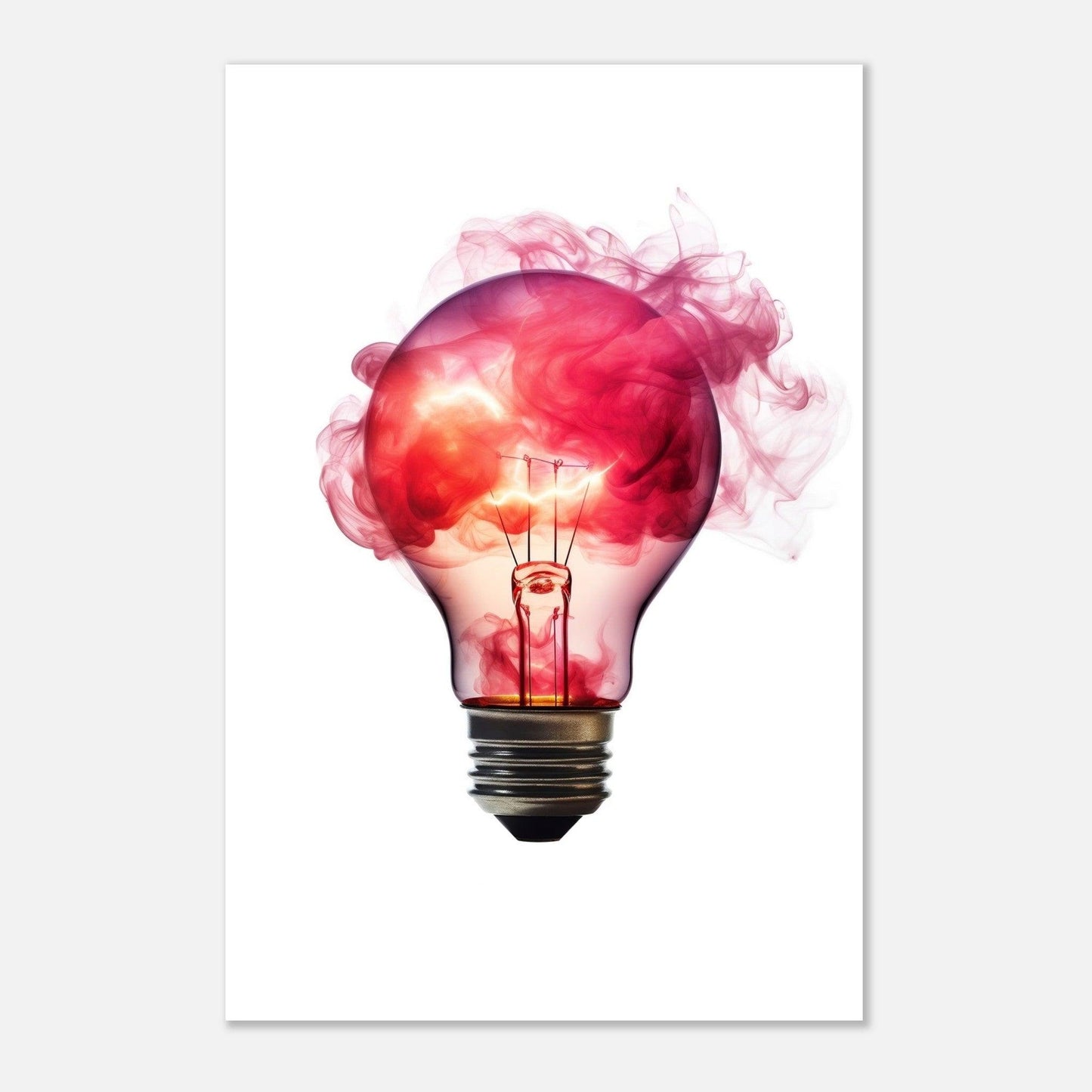 The red glowing Bulb - Go4Posters