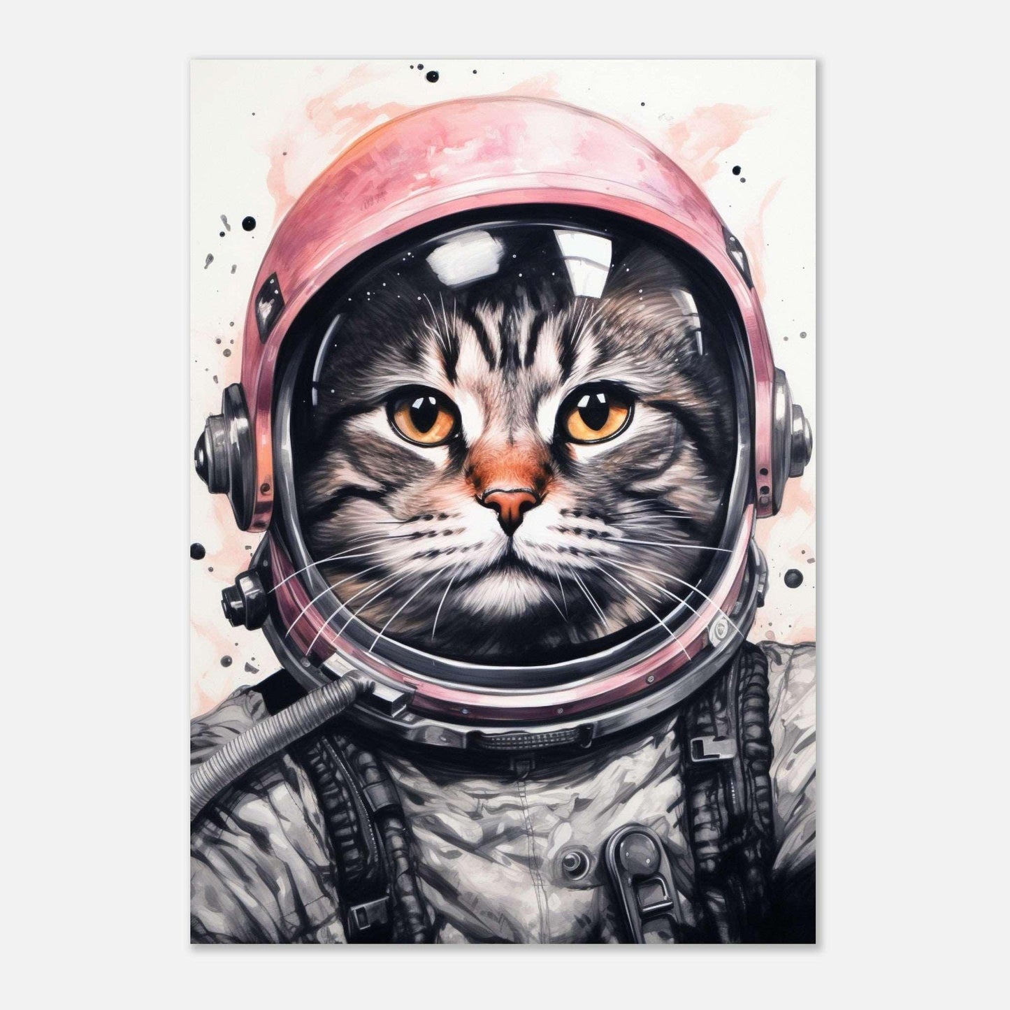 A Cat in a space suit -Poster