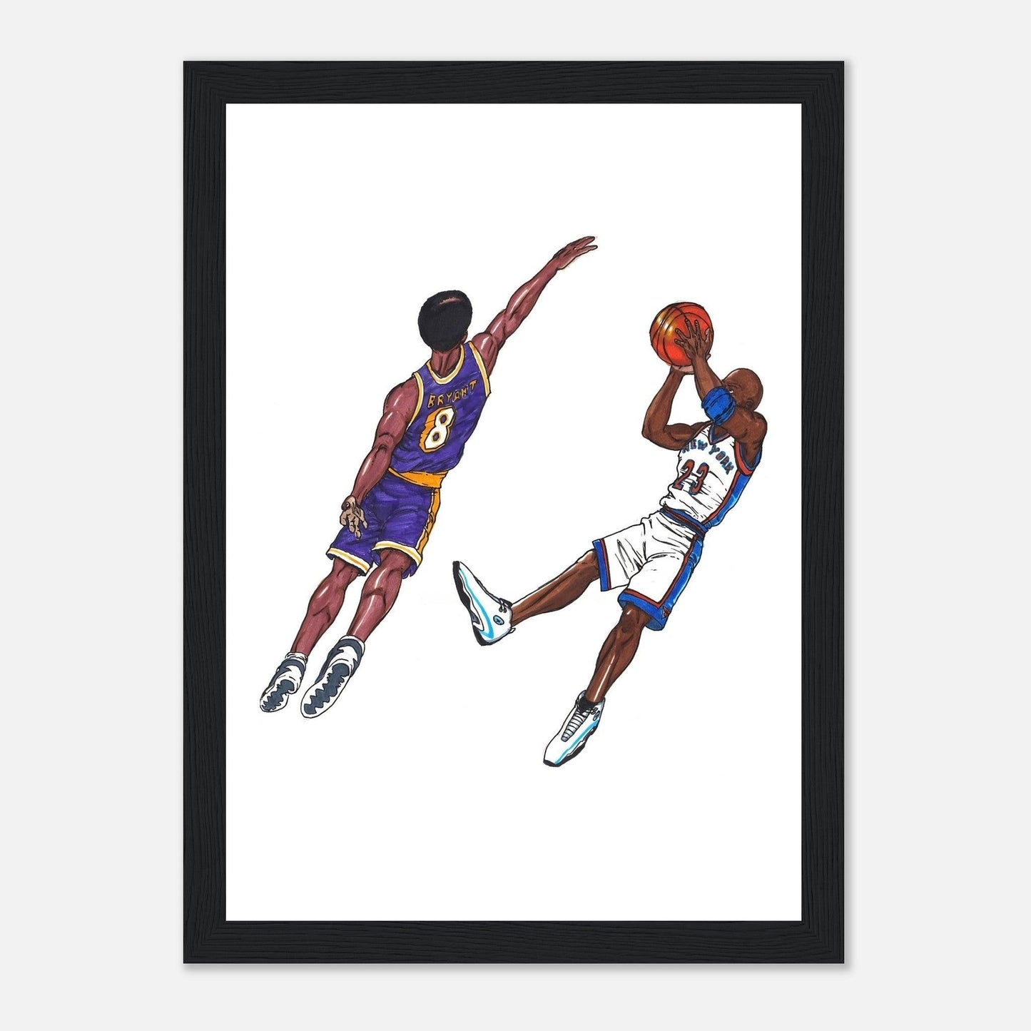 Michael Jordan X Kobe Bryant -Poster