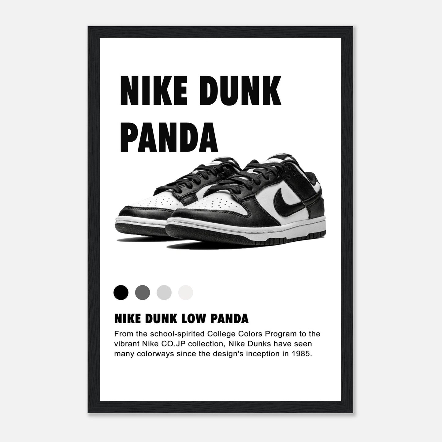 Nike Dunk Low Panda -Poster