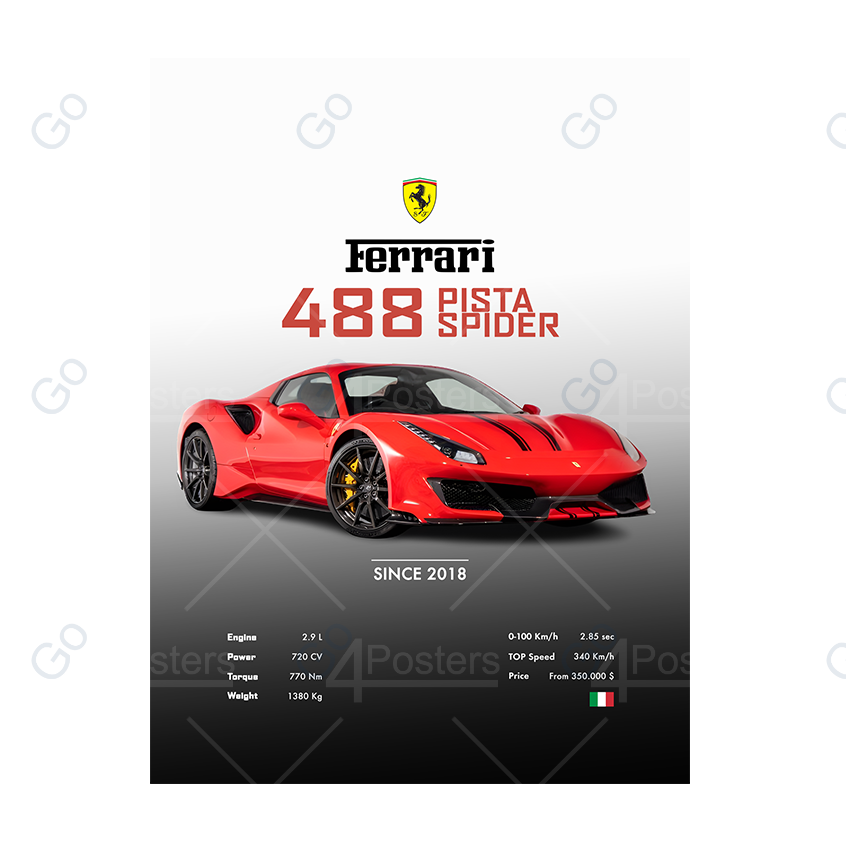 Ferrari 488 Pista Spider